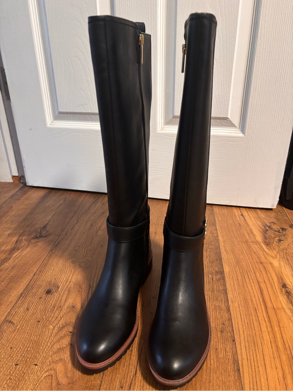 Classic Black Knee-High riding Boots - Tommy Hilfiger NWT size 8.5m